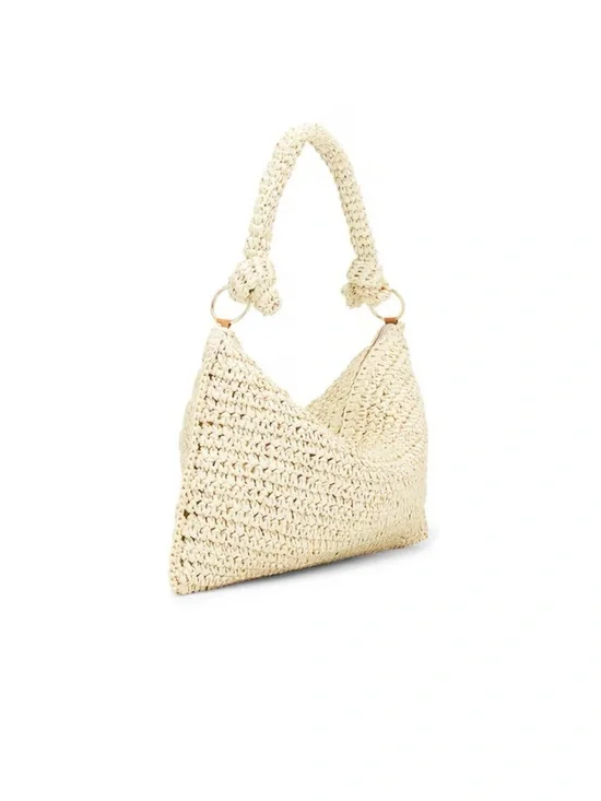 8 Other Reasons Cream Woven Shoulder Bag - Picture 3 of 5